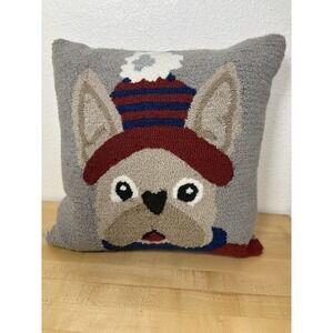 MARTHA STEWART Frenchie French Bulldog Hook Pillow